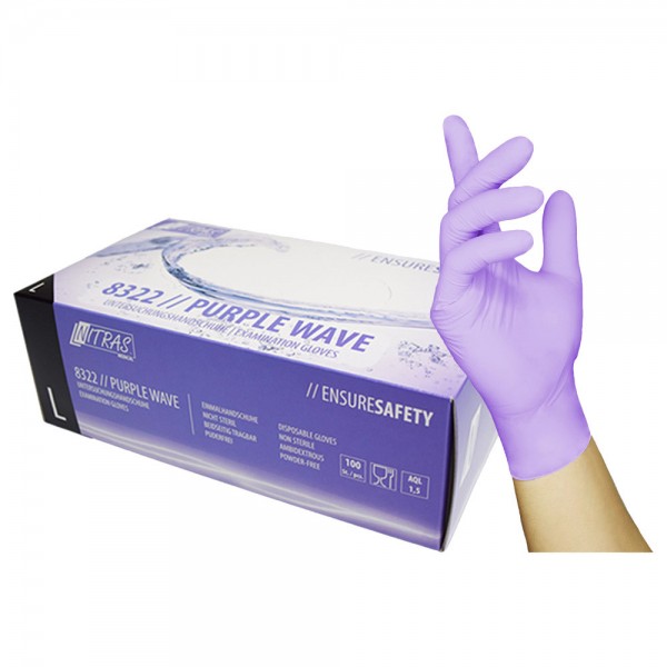 Purple Wave Nitril Handschuhe - Nitras